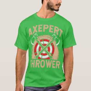 Camiseta Divertido Ax Lanzando Amante Diciendo Que Axepert
