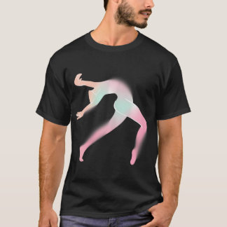 Camiseta Divertido Bailarín De Gradiente De Baile De Madera
