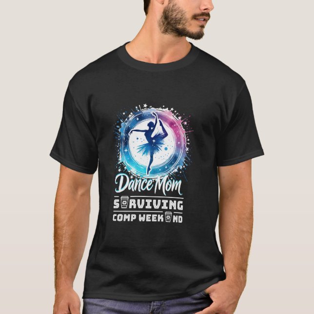 Camiseta Divertido baile de mamá fines de semana café Dance (Anverso)