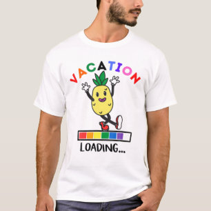 Camiseta Divertido baile de piña de vacaciones Cargando piñ
