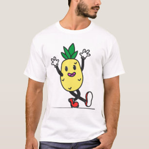 Camiseta Divertido baile piña de piña Hola verano de vacaci