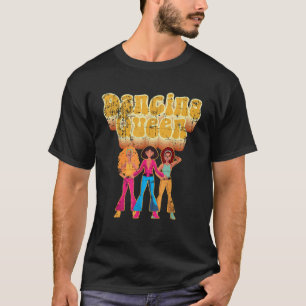 Camiseta Divertido baile reina disco Fiesta Tee con problem