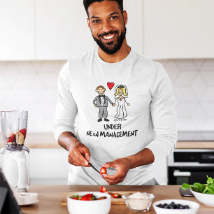 Camiseta Divertido Bajo Nueva Administración - Novio Recién