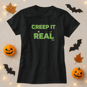 Camiseta Divertido barrido que realmente resbaladizo verde 