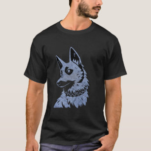 Camiseta Divertido Belusky Silueta de Malinois Belga X Husk