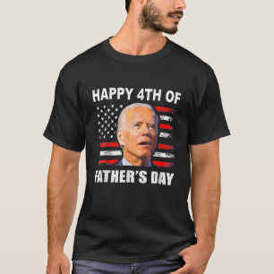 Camiseta Divertido Biden confundido 4.º Feliz Día Del Padre