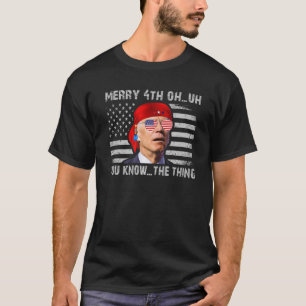 Camiseta Divertido Biden Confundió El 4 De Alegre 4 De Juli