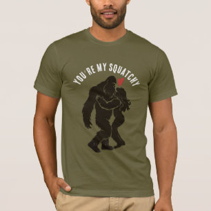 Camiseta Divertido BigFoot “Eres Mi Squatchy” Personalizado