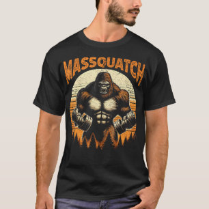 Camiseta Divertido Bigfoot Massquatch Sasquatch Entrenamien