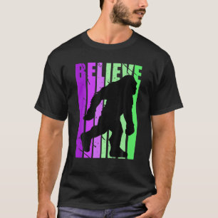 Camiseta Divertido Bigfoot Yeti Muñeco de Nieve Hombres Ado