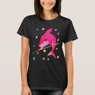 Camiseta Divertido billar de tiburones hembra