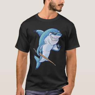 Camiseta Divertido Billiards Pool Shark