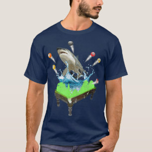 Camiseta Divertido billón de billares de tiburón
