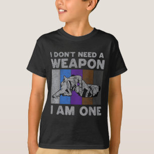 Camiseta Divertido BJJ Jiu Jitsu Brasileño Antiguo