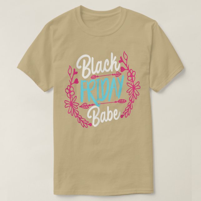 Camiseta Divertido Black Friday BabeThankending (Diseño del anverso)