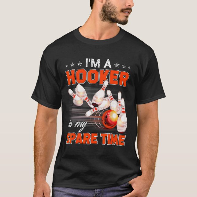 Camiseta Divertido boliche que soy parte de mis regalos de  (Anverso)
