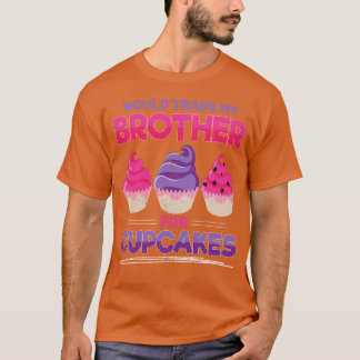 Camiseta Divertido bollo de comida dulce hermano Frosting C