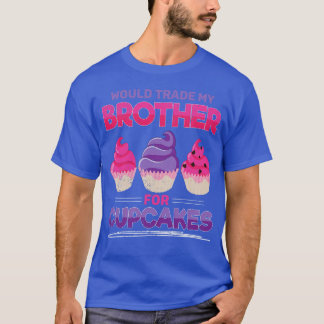 Camiseta Divertido bollo de comida dulce hermano Frosting C
