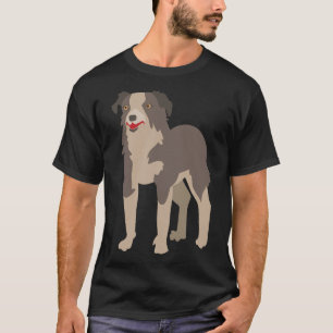 Camiseta Divertido borde de Collie Fronteriza Para Mamá Pap