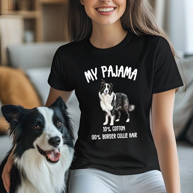 Camiseta Divertido borde de Collie Pajama (Subido por el creador)