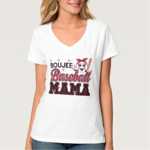 Camiseta Divertido Boujee Baseball Mom