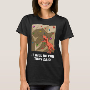Camiseta Divertido Bouldering Y Escalada En Roca