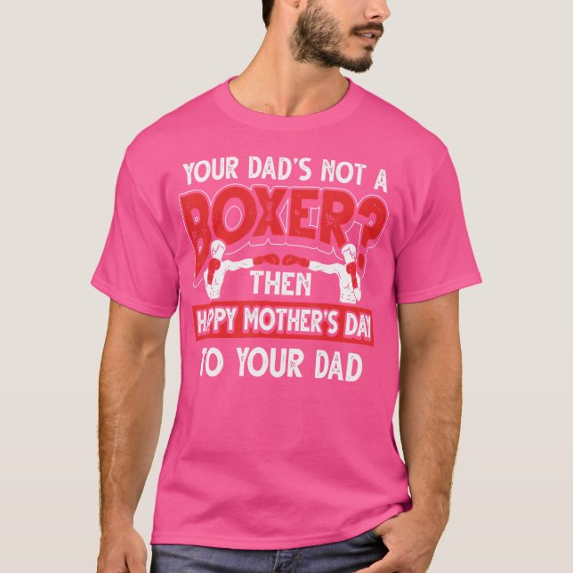 Camiseta Divertido Boxer Dad (Anverso)
