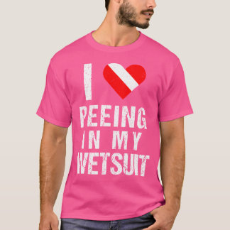 Camiseta Divertido Buceador De Scuba Me Encanta Hacer Pis E