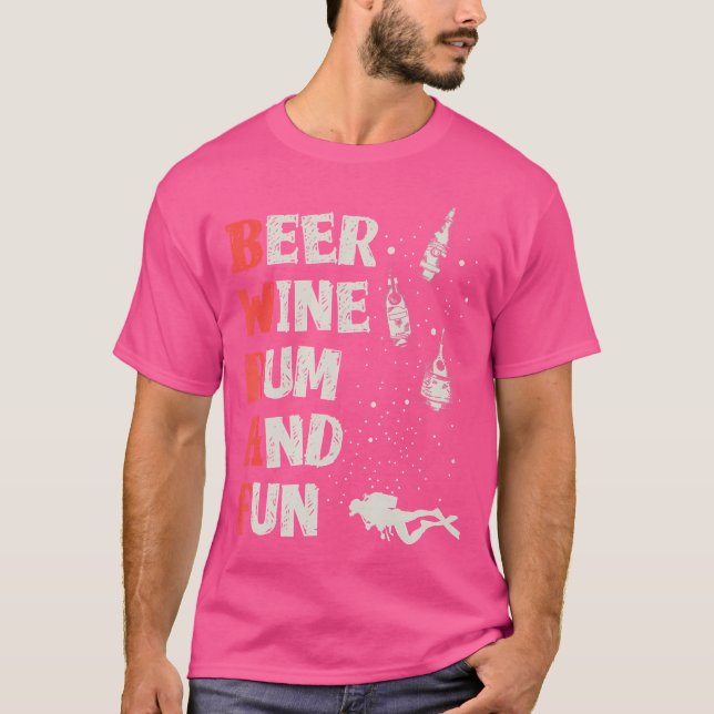 Camiseta Divertido buceo Buceo Budy Check Bwarf (Anverso)