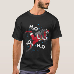 Camiseta Divertido buceo H2O H2O H2O Pun Scuba Navidades Pa