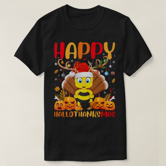 Camiseta Divertido Bumble Bee Lover Feliz Bumble Bee HelloG (Diseño del anverso)