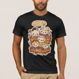 Camiseta Divertido 'Bun-ch of Steamed Siblings' Dim Sum