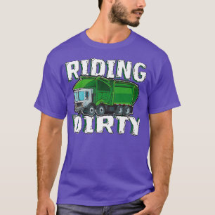 Camiseta Divertido camino sucio - Camión de basura