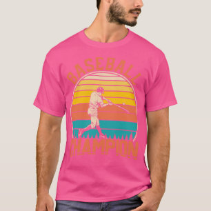 Camiseta Divertido campeón de béisbol