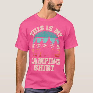 Camiseta Divertido Camper Caminando Por La Naturaleza Al Ai