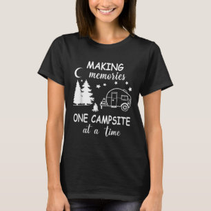Camiseta Divertido Camping Creando Recuerdos Un Campamento