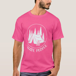 Camiseta Divertido camping Lover Aventura Al Aire Libre Odi