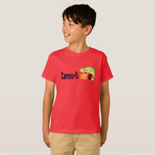 Camiseta Divertido Camuflaje-impecable Castigo de Camaleón
