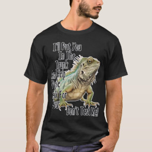 Camiseta Divertido cantante sarcástico de Iguana Lizard