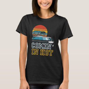 Camiseta Divertido Capitán de Lancha Pontón que Viene Calie