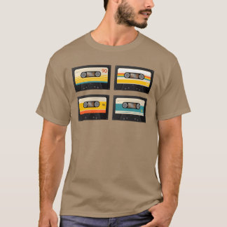Camiseta divertido cassette de música vintage