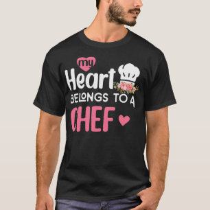 Camiseta Divertido Chef Wife Regalo Chef Spouse cumpleaños 