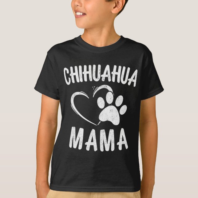 Camiseta Divertido Chihuahua Mama Gift Pet Lover Appartho C (Anverso)