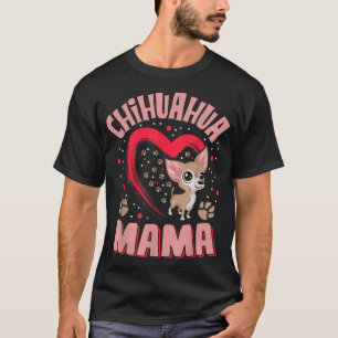 Camiseta Divertido Chihuahua Mama Pet Lover Apparthong Perr