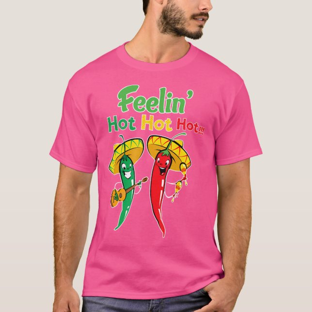 Camiseta Divertido Chili Shirt Sensación De Calor Caliente  (Anverso)