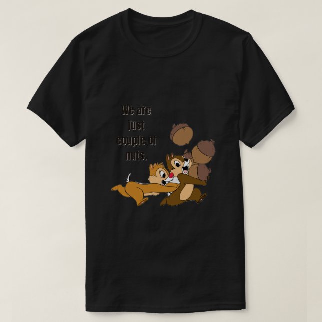 Camiseta Divertido chip y dale. (Diseño del anverso)