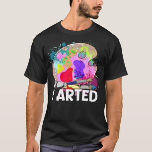 Camiseta Divertido Chiste artista Pun de pintura artística