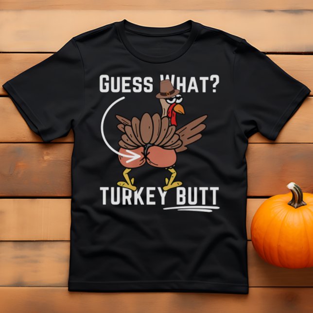 Camiseta Divertido Chiste de Acción de Gracias Adivinó Lo Q (Subido por el creador)