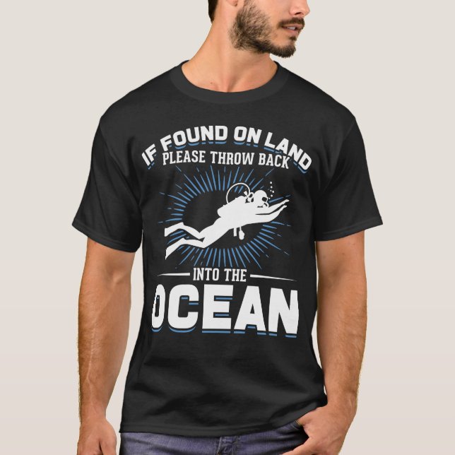 Camiseta Divertido Chiste de buceo Scuba Buceo (Anverso)