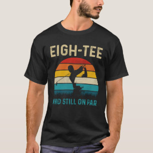 Camiseta Divertido chiste de golf por 80 cumpleaños golfist